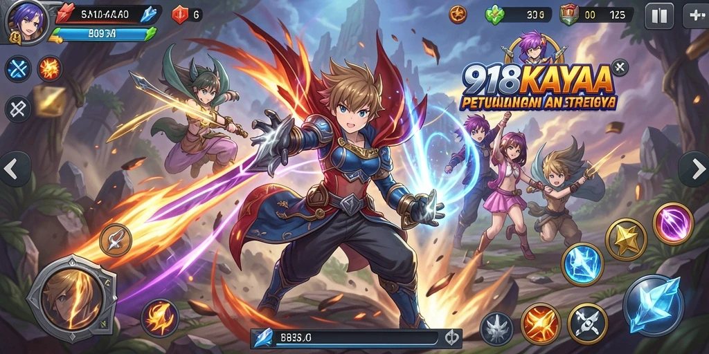 Tangkapan layar permainan Anime yang menampilkan aksi mendebarkan.