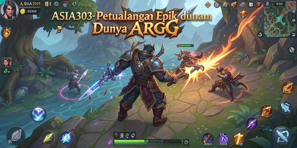 Tangkapan layar dari gameplay ASIA303 yang menampilkan aksi pertempuran seru.