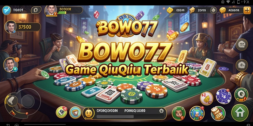 Tampilan menarik gameplay QiuQiu BOWO77.