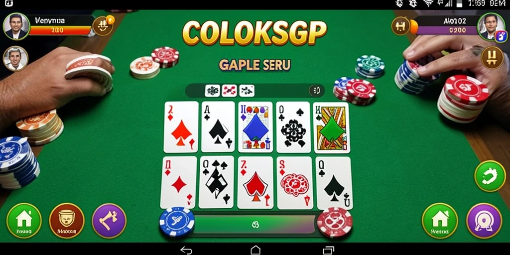 Tampilan gameplay COLOKSGP yang seru dan interaktif