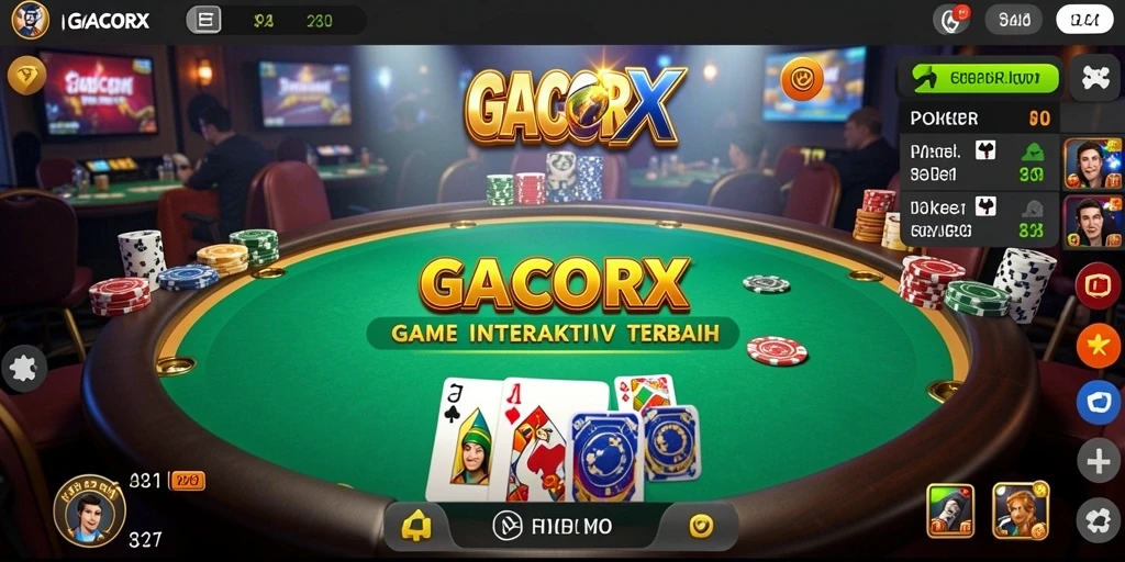 Tampilan gameplay menegangkan dalam GACORX yang penuh aksi.