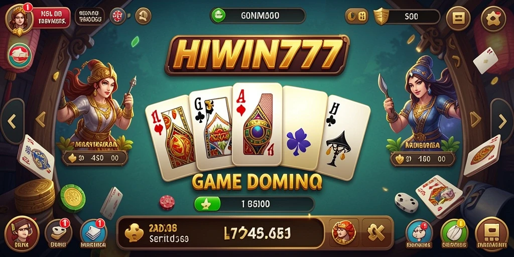 Tampilan gameplay HIWIN777 yang menarik dan interaktif di permainan Domino.