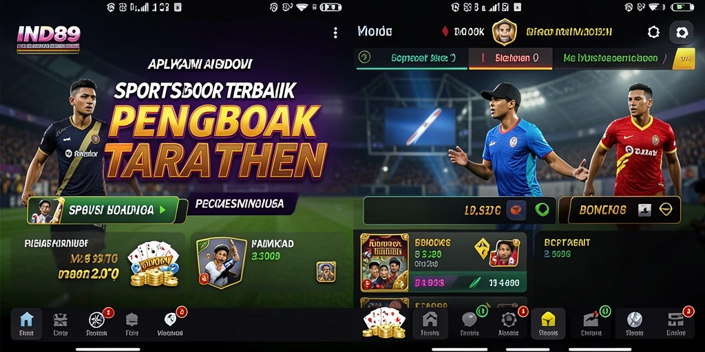 Tampilan gameplay menarik dari aplikasi Sportsbook IND89.