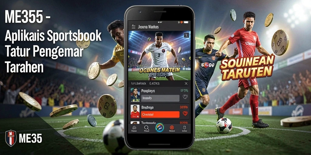 Tampilan menarik dari gameplay ME355 dalam taruhan Sportsbook.