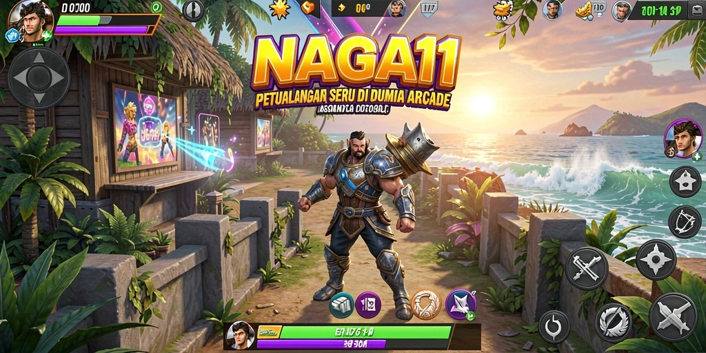 Screenshot gameplay penuh aksi dari NAGA11 yang memukau.