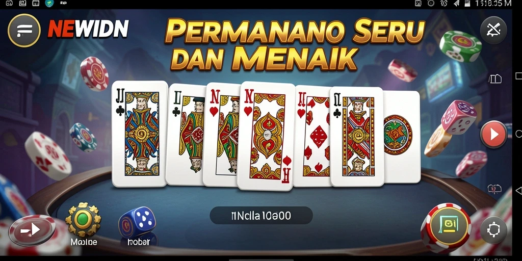 Tampilan gameplay Domino yang penuh warna dan menarik.