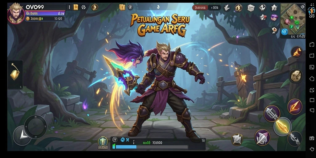 Gameplay seru dalam dunia fantasi OVO99.