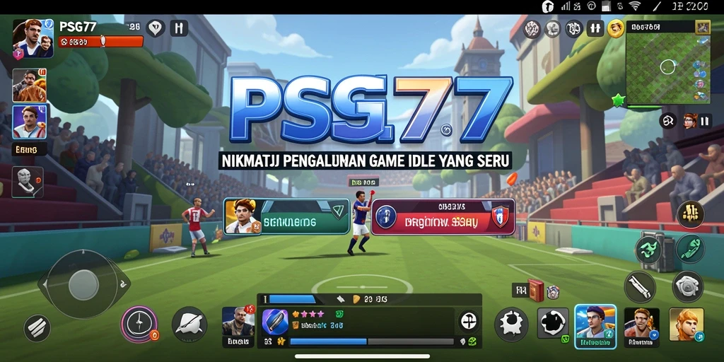 Tangkapan layar PSG77 menampilkan gameplay Idle yang menarik dan interaktif.