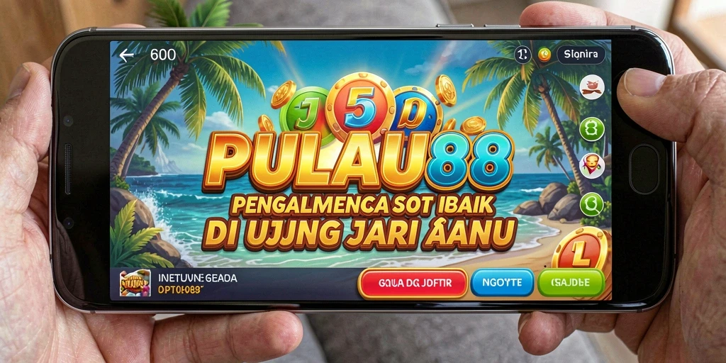 Tampilan utama gameplay PULAU88 yang menegangkan dan berwarna-warni.