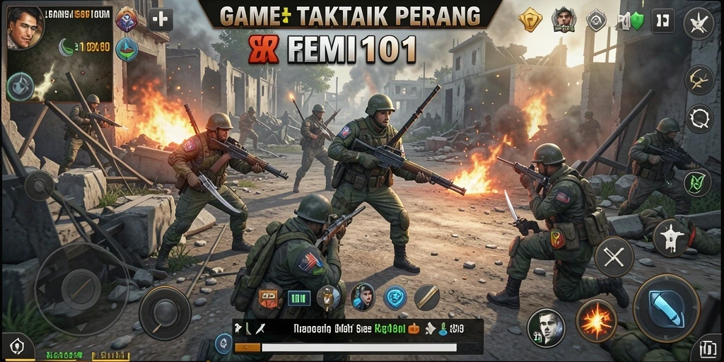 Tampilan gameplay seru dari REMI101 yang penuh aksi.