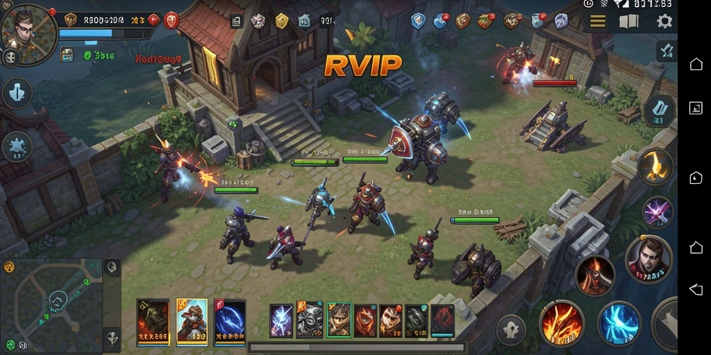 Tampilan gameplay RVIP yang seru dan strategis.
