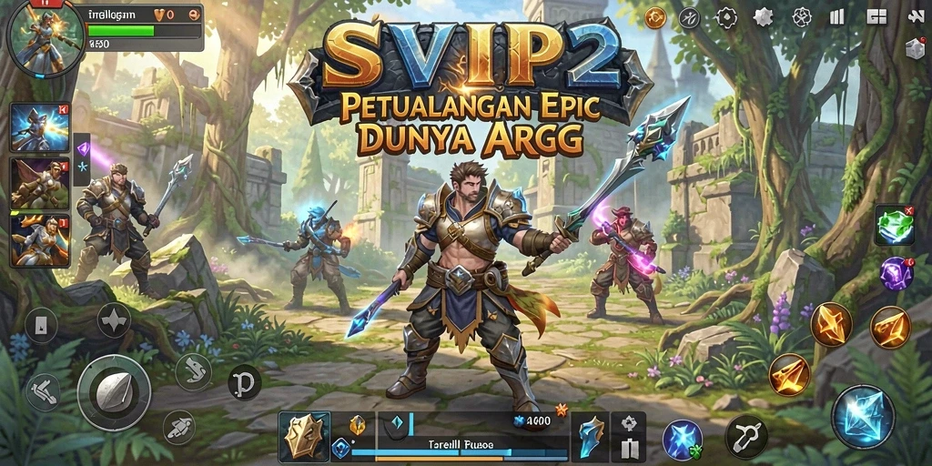 Tampilan menarik dari gameplay ARPG SVIP2 yang menegangkan.