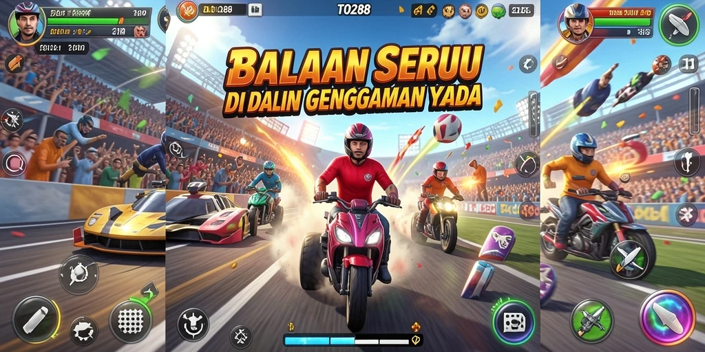 Tampilan gameplay seru dan mendebarkan dalam TO288.