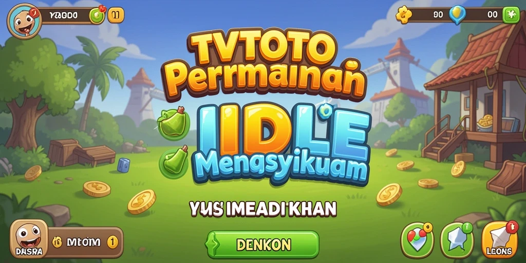 Tampilan gameplay TVTOTO menunjukkan keseruan permainan Idle.