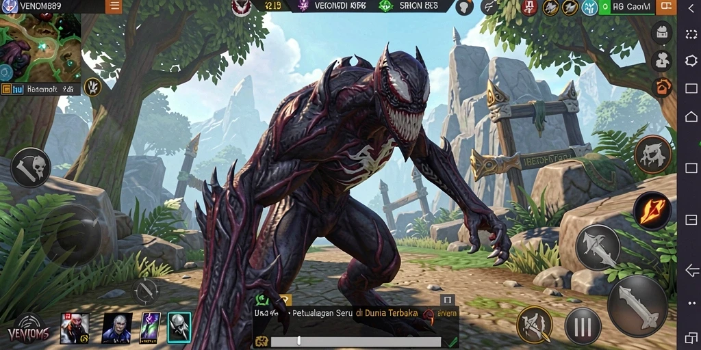 Gameplay seru di dunia terbuka VENOM889 yang memukau.